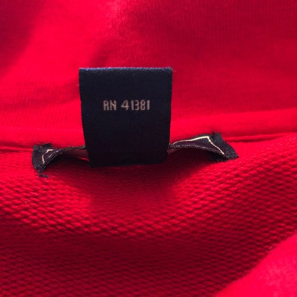 Chaps Red Lightweight Overcoat, Size 1X, 100% Cotton, EC! - Picture 8 of 12